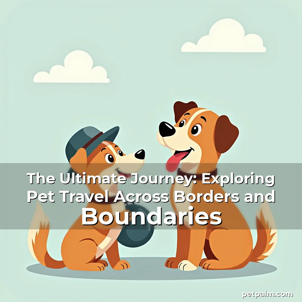 Read more about the article The Ultimate Journey: Exploring Pet Travel Across Borders and Boundaries